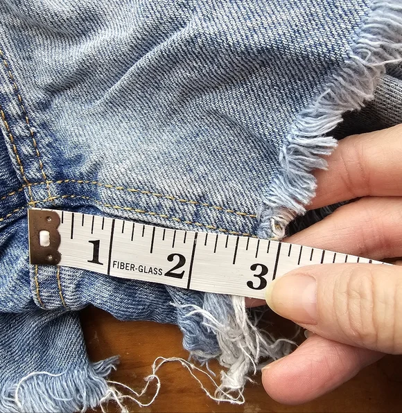 BDG Light Blue High-Rise Denim Shorts - Picture 12 of 12